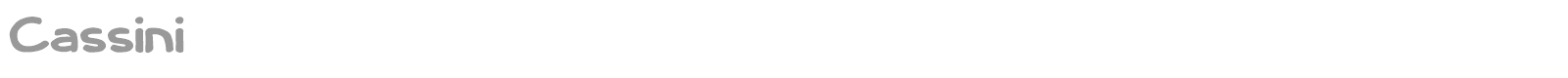 Cassini Marker font preview